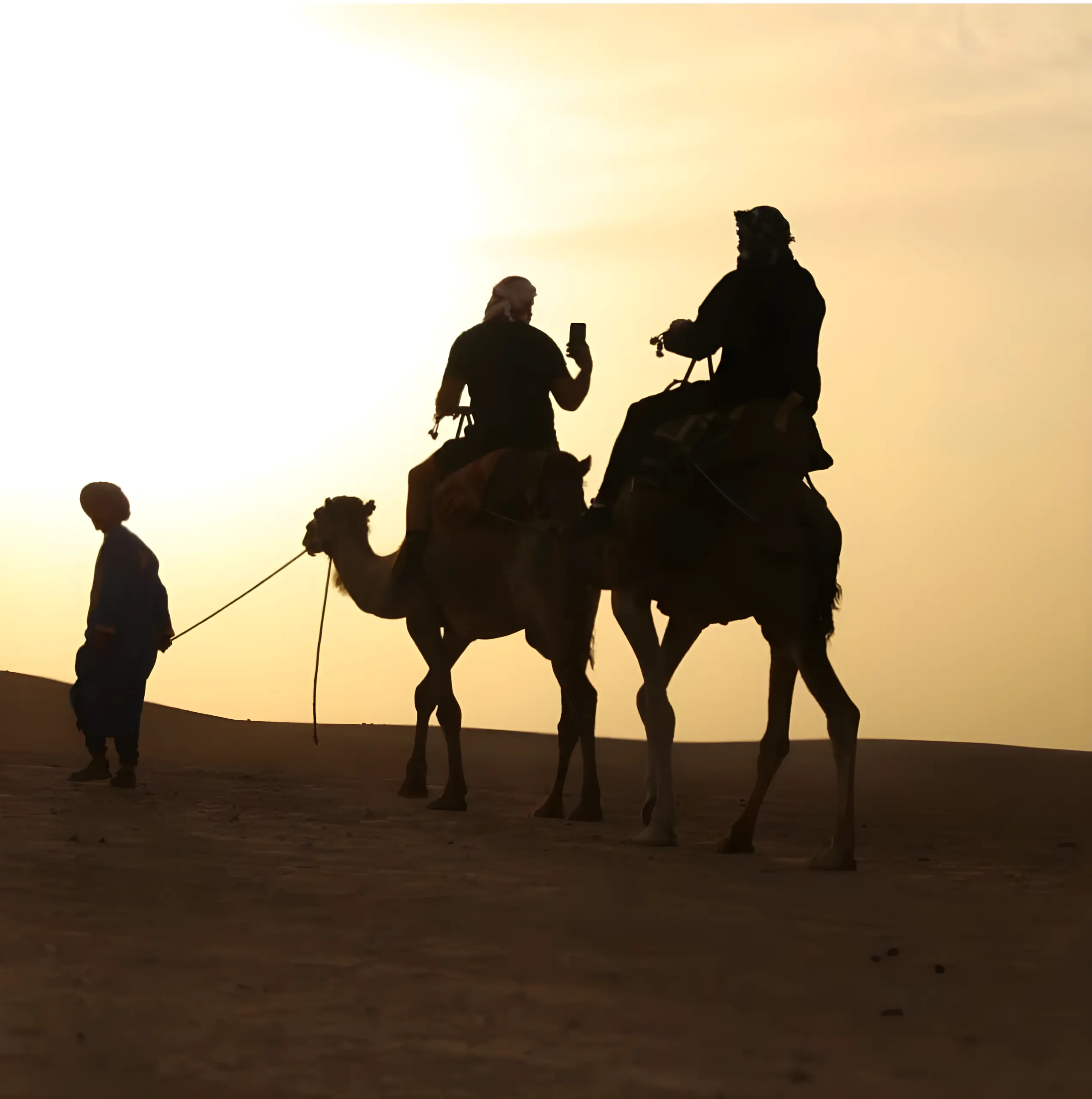 Serene desert landscape